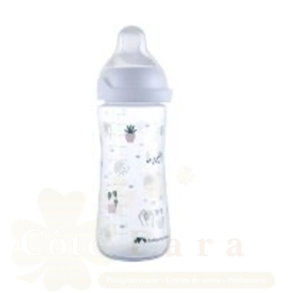 BEBE CONFORT BIB PP EMOTION PHYSIO URBAN GARDEN BLANC 6M+ 360ML REF...
