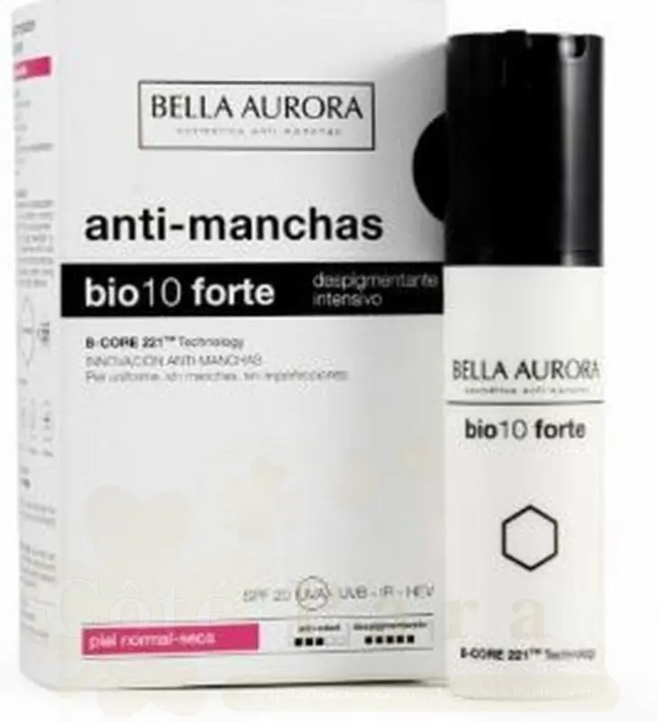 BELLA AURORA BIO 10 FORTE PIGMENT PEAU NORMALE A SECHE 30ml