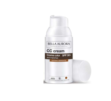 BELLA AURORA CC CREME ANTI TACHES SPF50+ PEAUX GRASSES 30ML