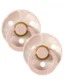 BIBS COLOUR 2 SUCETTES BLUSH IVORY/BLUSH IVORY TAILLE 1 REF 115286