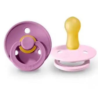 BIBS COLOUR 2 SUCETTES LAVENDER/BABY PINK TAILLE 2 REF 120220