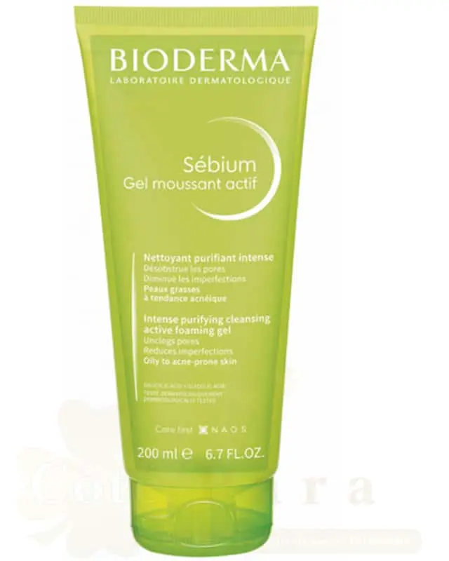 BIODERMA SEBIUM GEL MOUSSANT ACTIF 200ML