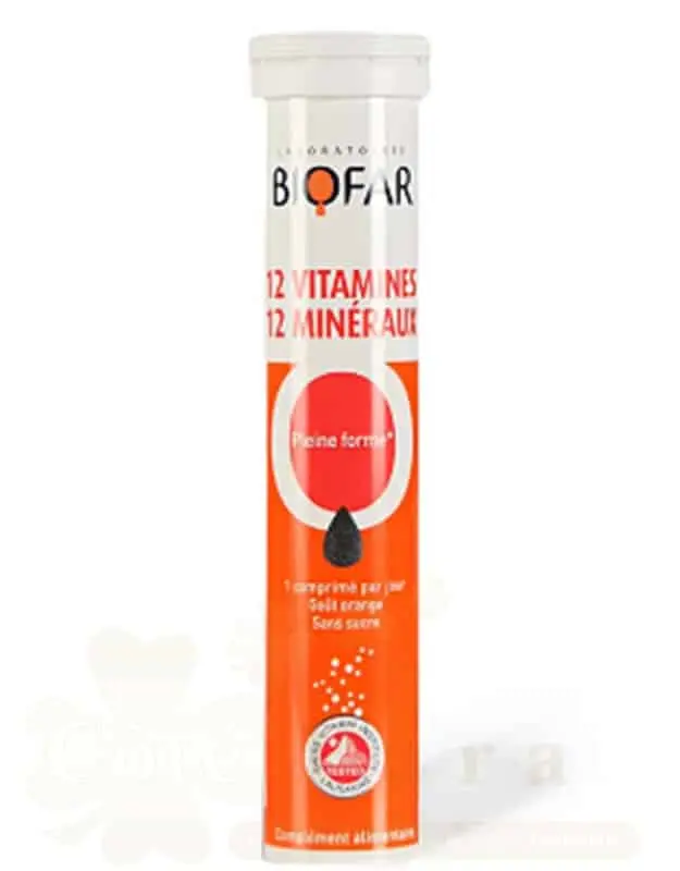 BIOFAR 12 VITAMINES 12MINERAUX BOITE 20CP