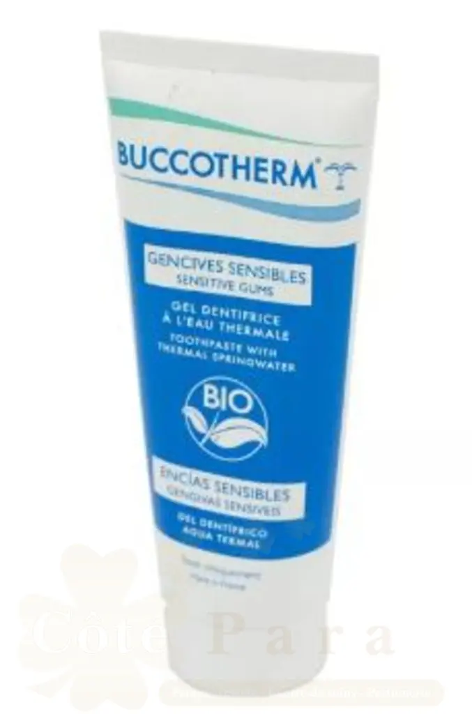 BUCCOTHERM GEL DENTIFRICE GENCIVES SENSIBLES BIO SANS FLUOR 75 Ml