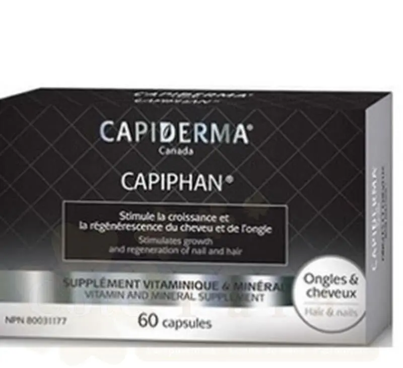 CAPIDERMA CAPIPHAN CHEVEUX ET ONGLES 60GELULES