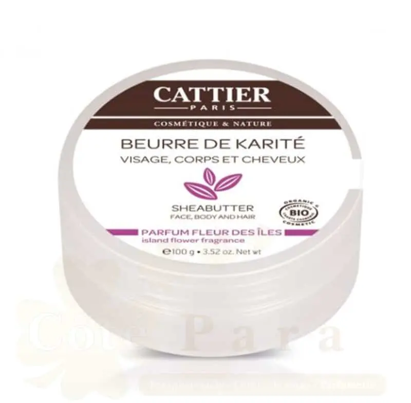 CATTIER BEURRE DE KARITE FLEUR DES ILES 100G
