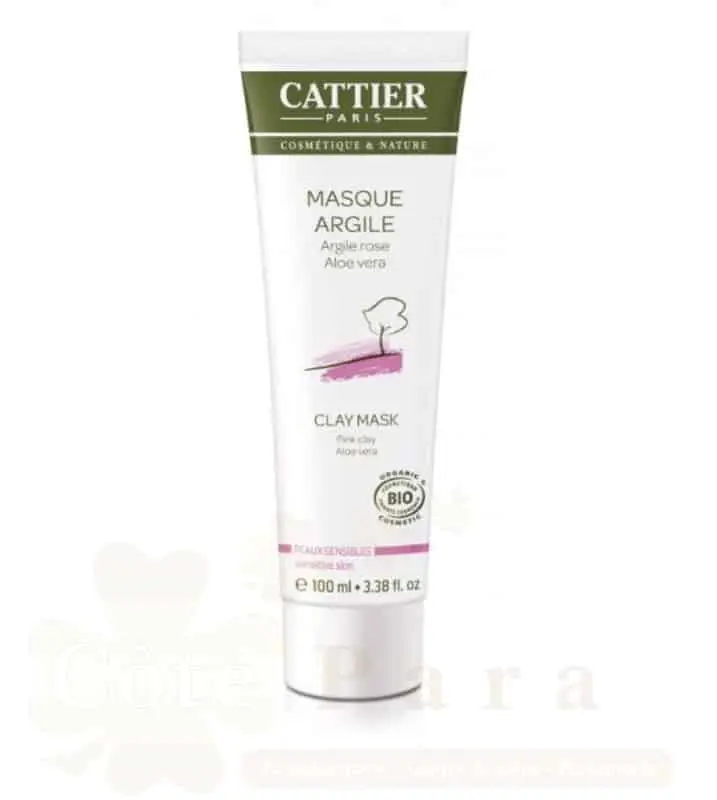 CATTIER MASQUE ARGILE ROSE 100ML NEW