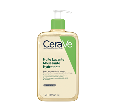 CERAVE HUILE LAVANTE MOUSSANTE HYDRATANTE 473ML