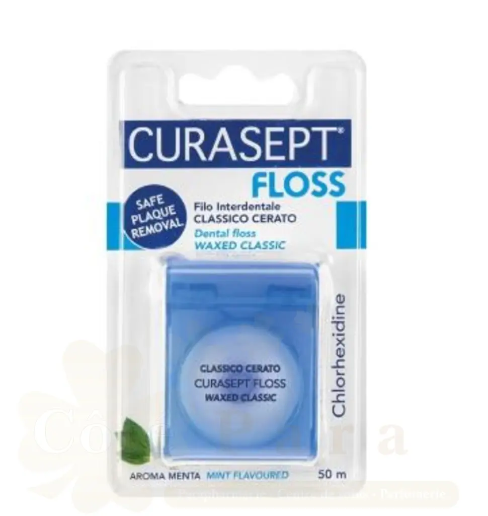 CURASEPT FIL DENTAIRE CIRE MENTHOLE 50M CS-07138
