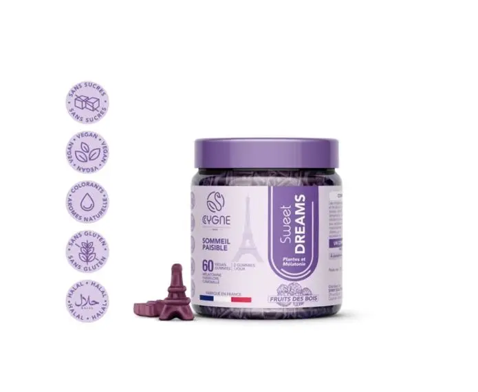 CYGNE SWEET DREAMS SOMMEIL PAISIBLE *60 GUMMES