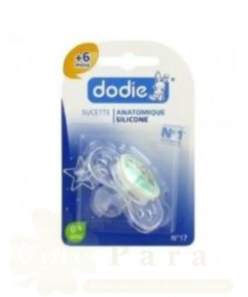 DODIE SUCETTE ANATOMIQUE SILICONE +6 MOIS N? A17