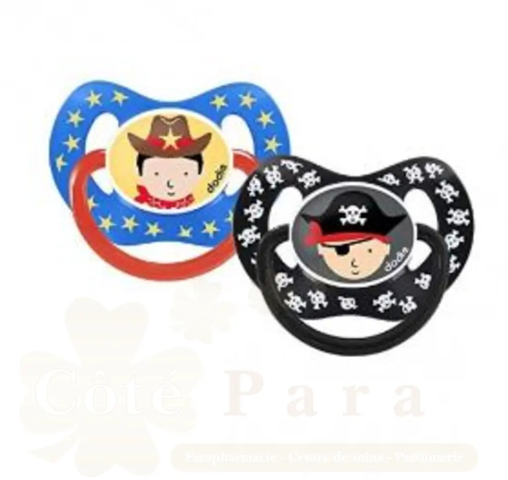 DODIE SUCETTES ANATOMIQUES GAR?ON COWBOY PIRATE 18M+ A38