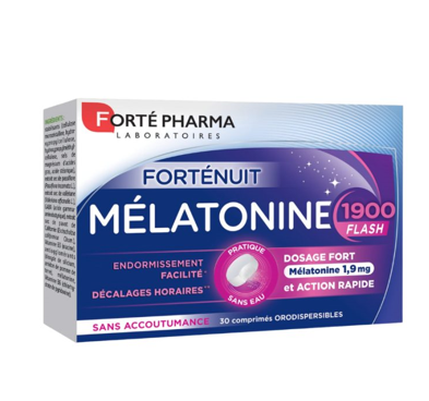 FORTE PHARMA FORTE NUIT MELATONINE 1900 FLASH 30 COMPRIMES
