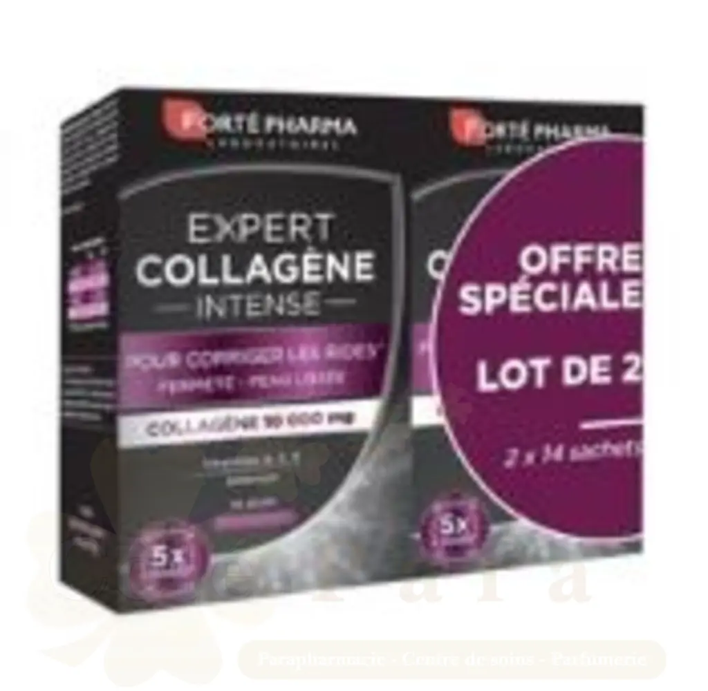 FORTE PHARMA PACK DUO EXPERT COLLAGENE INTENSE 14 STICKS+EXPERT HYALURONIC 30GEL OFFERT
