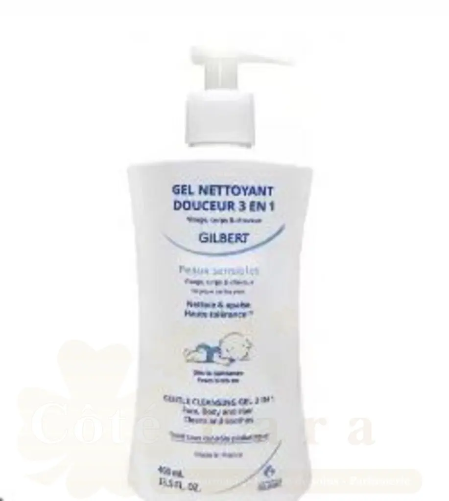 GILBERT GEL NETTOYANT DOUCEUR 3EN1 BABY 400ML