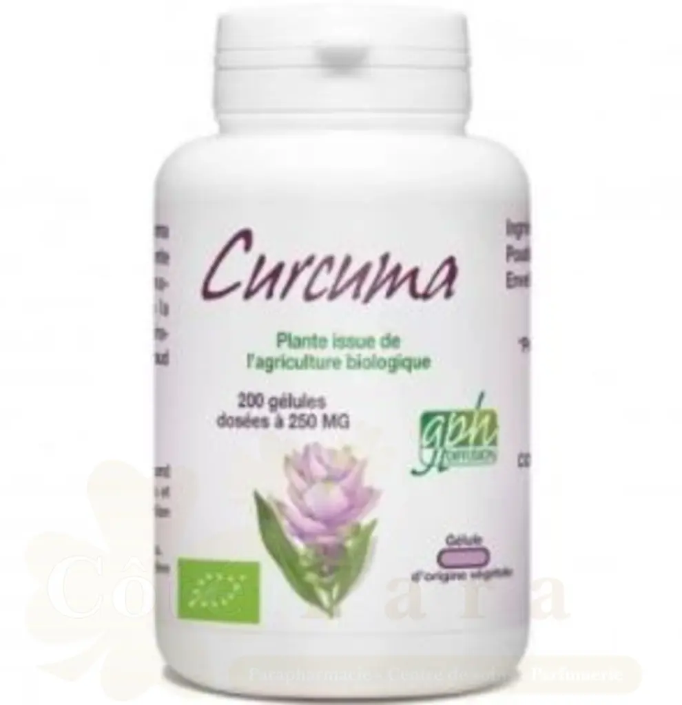 GPH DIFFUSION CURCUMA 250 MG 200 GELULES