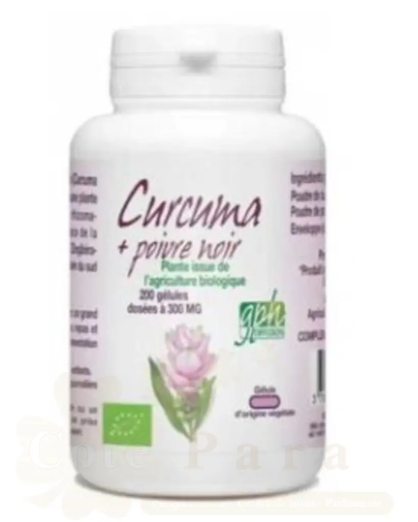 GPH DIFFUSION CURCUMA ET POIVRE NOIR 200 GELULES