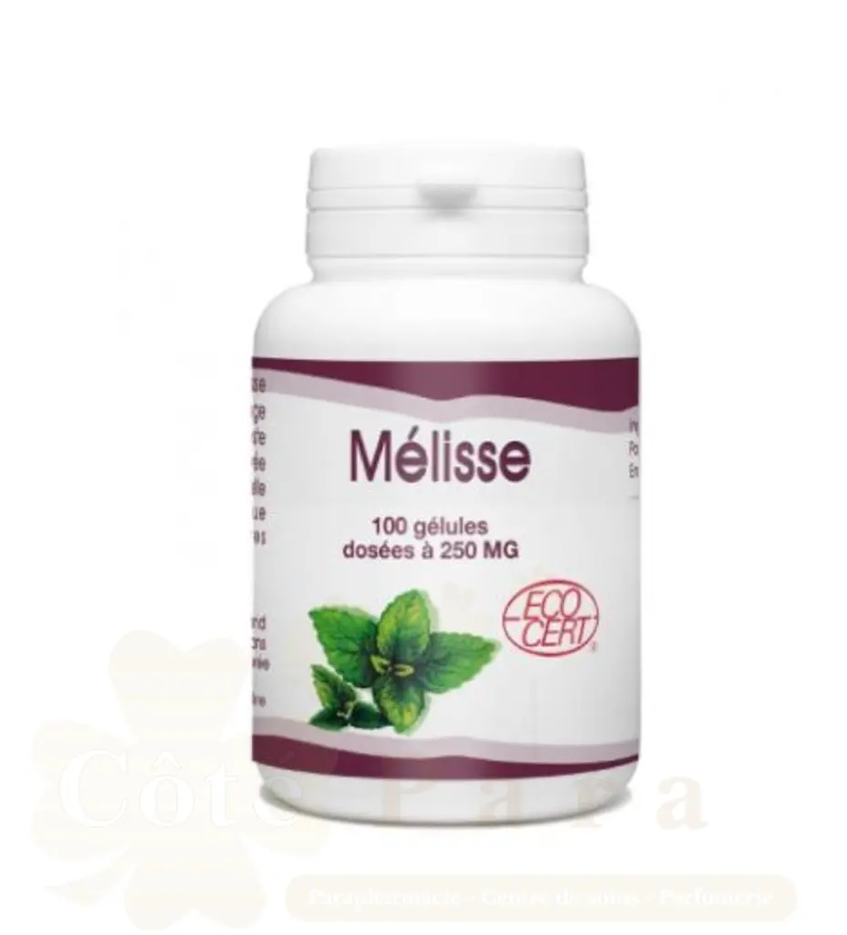 GPH DIFFUSION MELISSE 100 GELULES 200MG