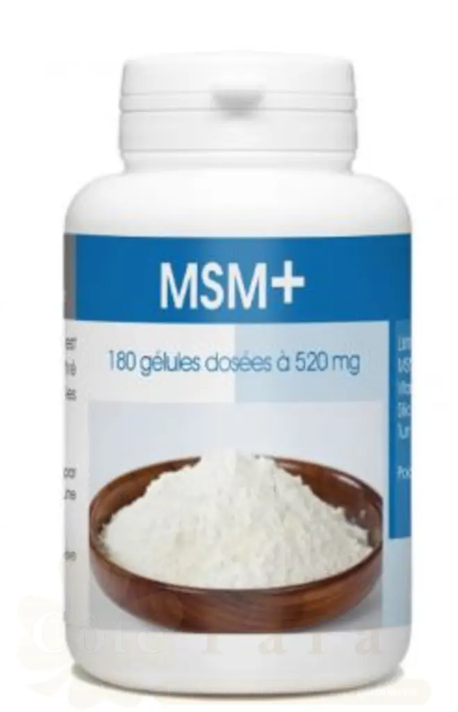 GPH DIFFUSION MSM 180 GELULES 520MG