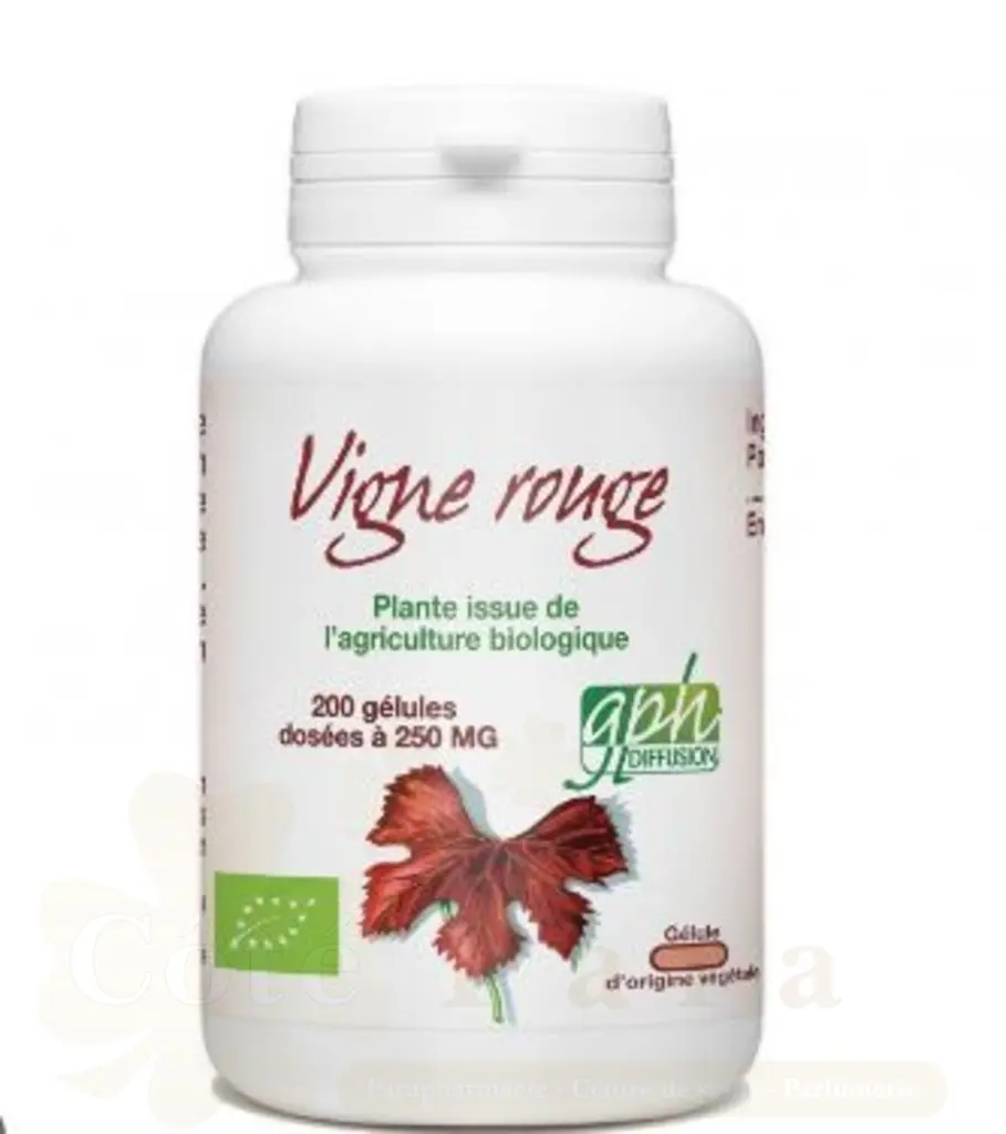 GPH DIFFUSION ORGALIANE VIGNE ROUGE BIO 200 GELULES