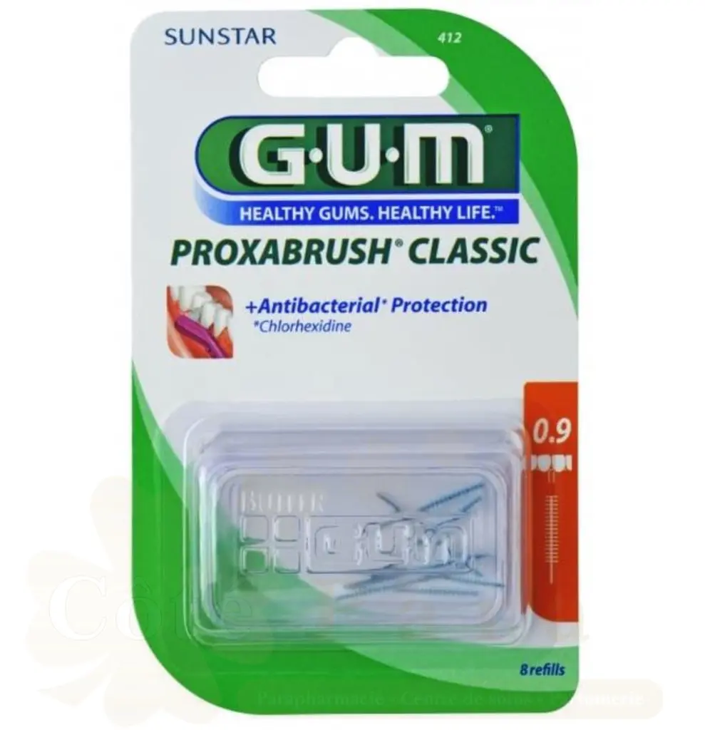 GUM PROXABRUSH CLASSIC 0.9 REF 412