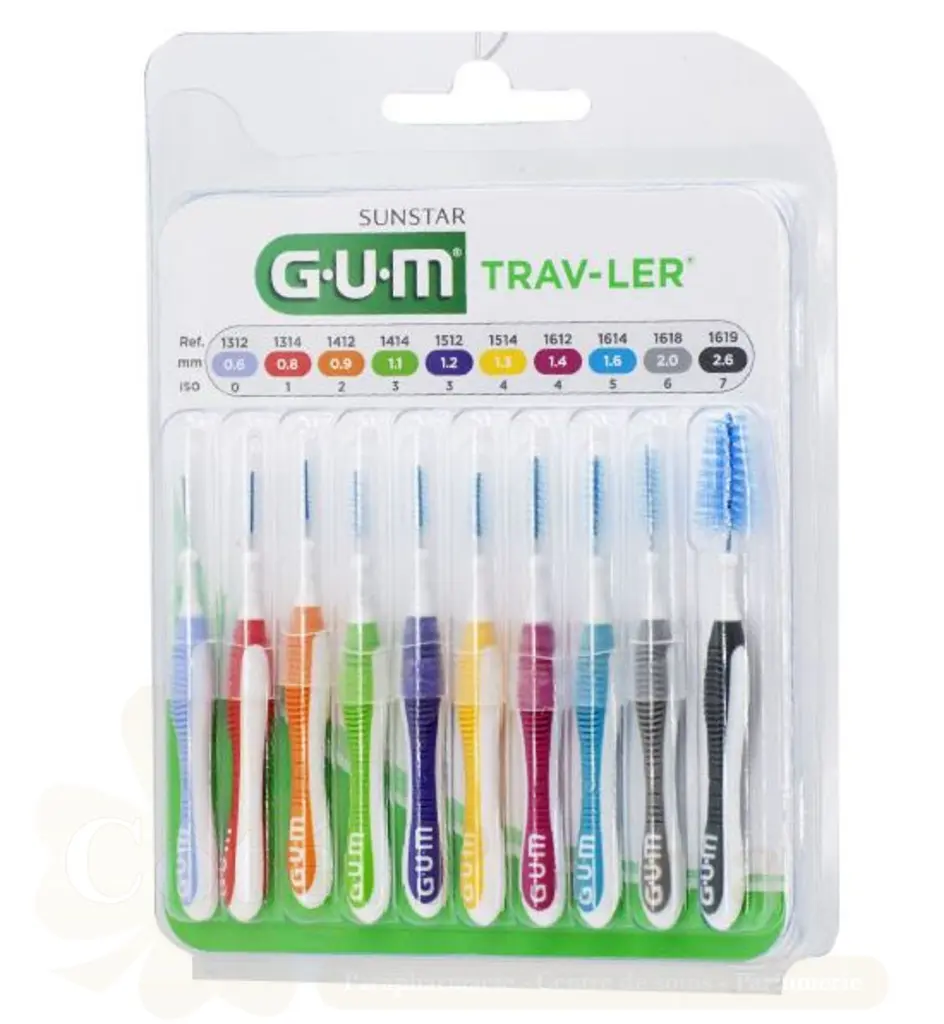 GUM TRAVELER MULTI PACK 10 REF 1699