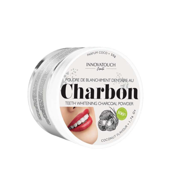 INNOVATOUCH POUDRE DE BLANCHIMENT DENTAIRE AU CHARBON COCO 50G