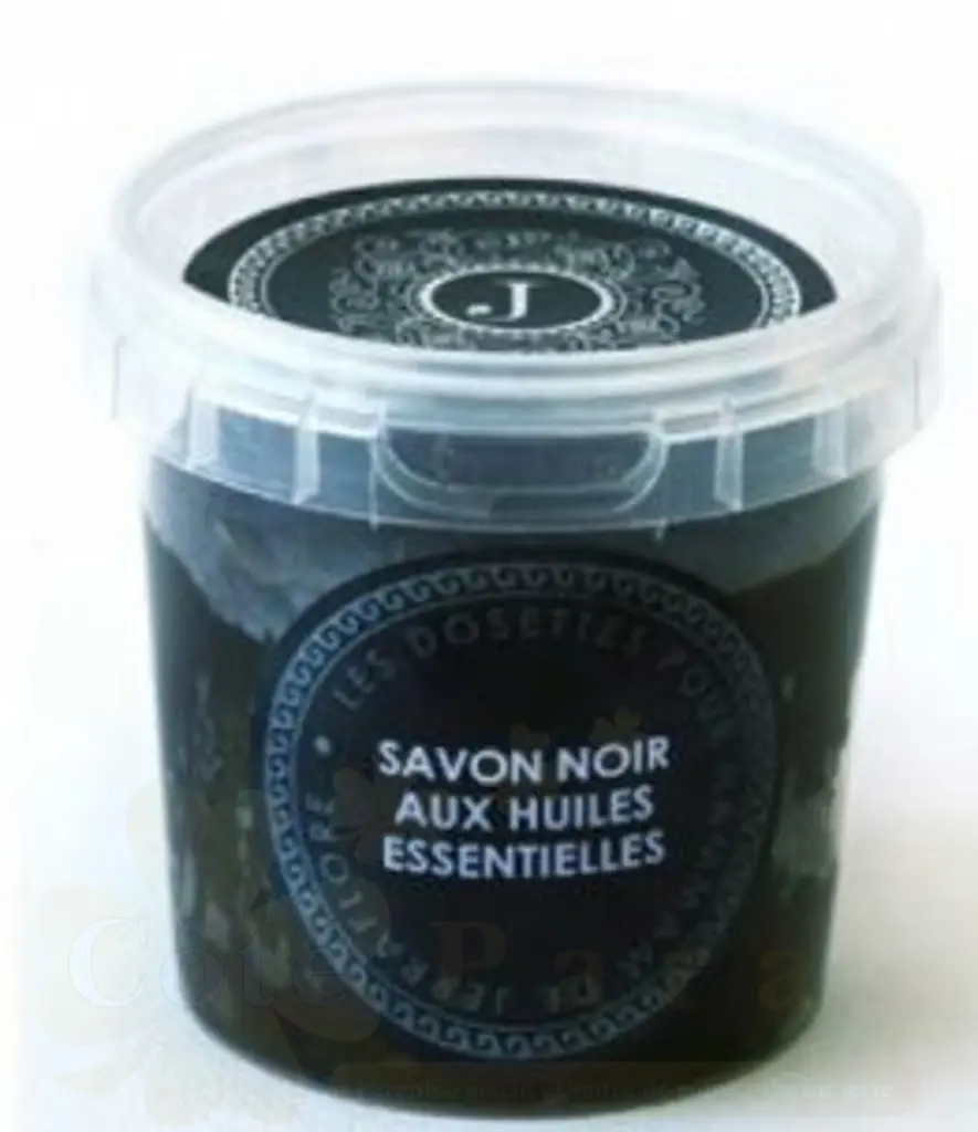 JERRAFLORE SAVON NOIR AUX HUILES ESSENTIELLES 100GR