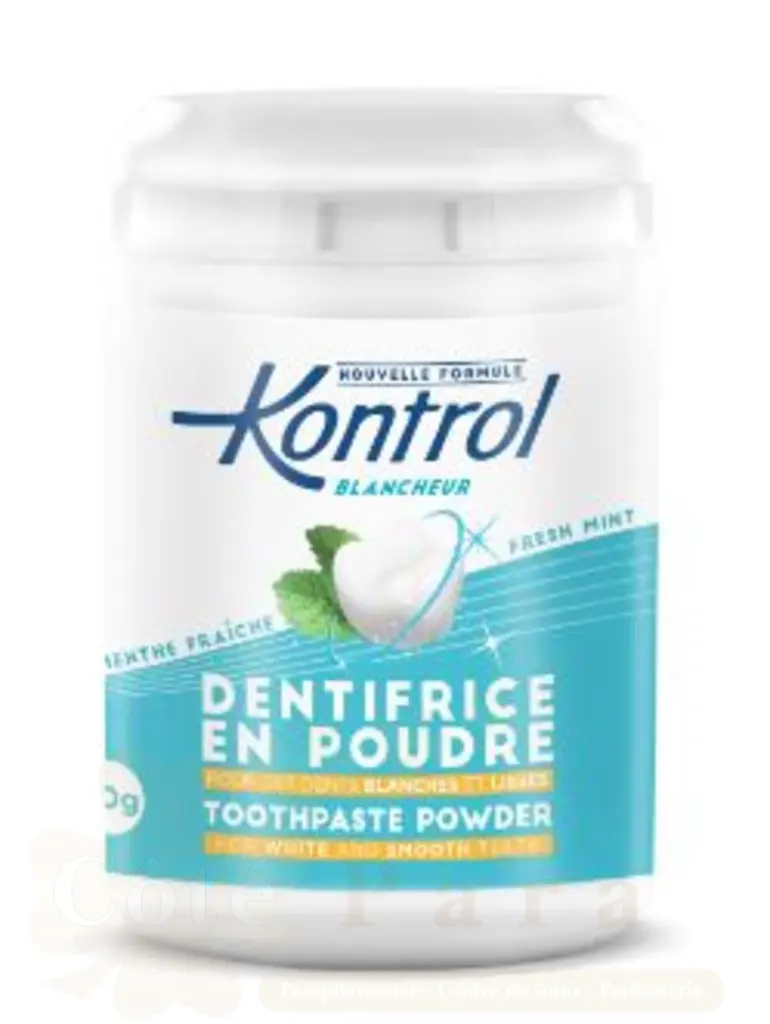 KONTROL DENTIFRICE EN POUDRE BLANCHEUR 30G