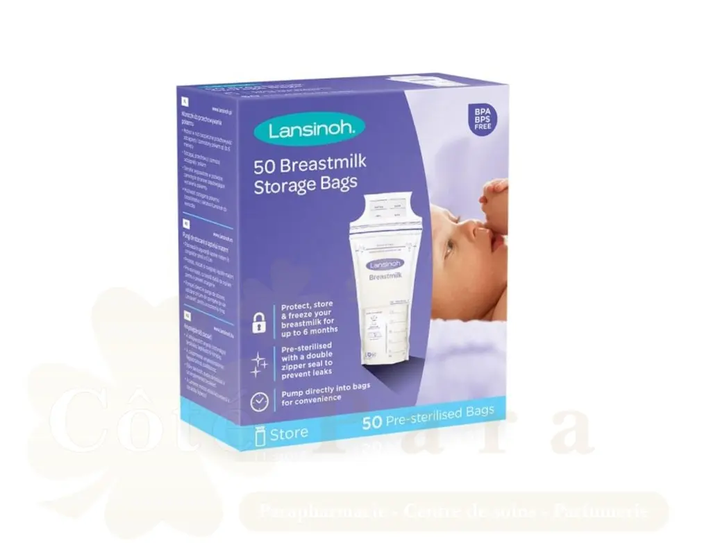 LANSINOH SACHETS DE CONSERVATION 50 UNITES