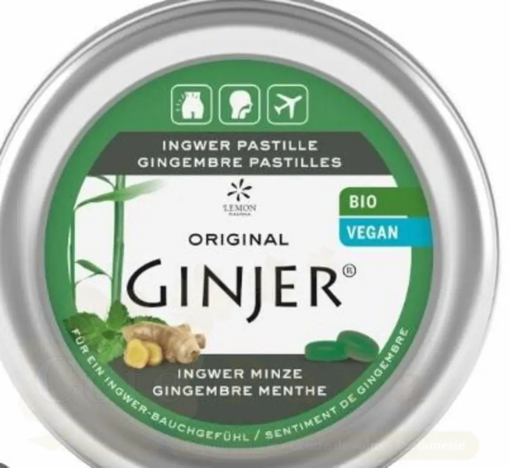 LEMON PHARMA PASTILLE GINGEMBRE MENTHE 40G