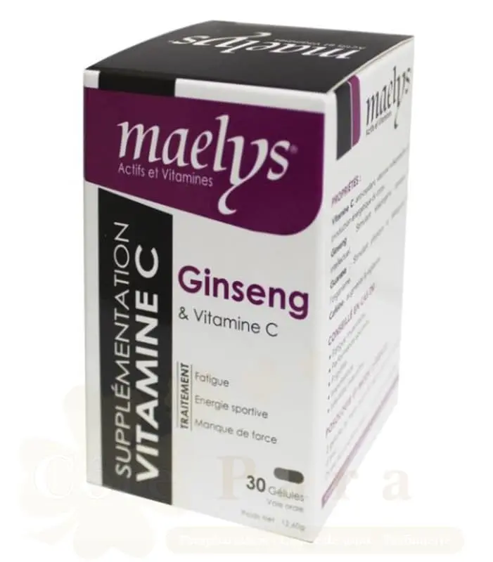 MAELYS GINSENG 30GELULES