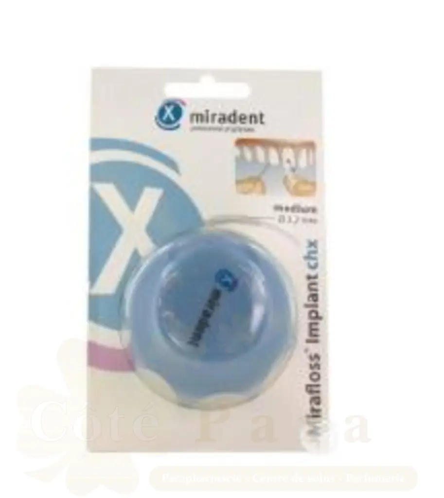 MIRADENT MIRAFLOSS IMPLANT CHX MEDIUM 630188