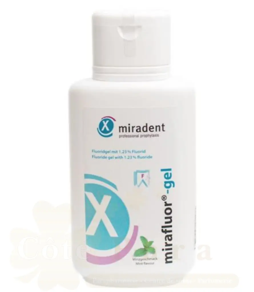 MIRADENT MIRAFLUOR GEL MENTHE 250ML