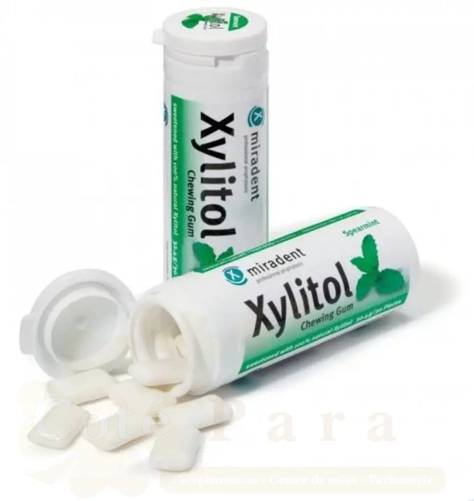 MIRADENT XYLITOL CHEWING GUM MENTE POIVRE BTE30 630080