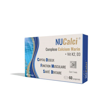 NUTRILAIR NUCALCI COMPLEXE CALCIUM MARIN 60 COMPRIMES