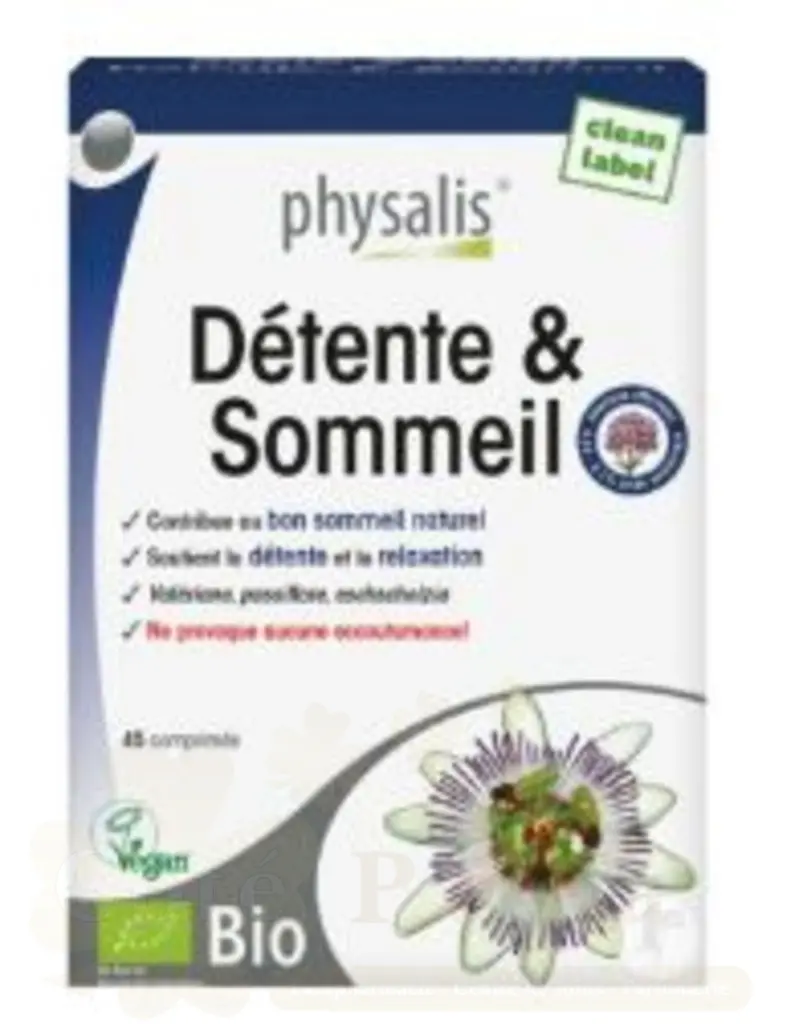 PHYSALIS DETENTE ET SOMMEIL 45 COMPRIMES