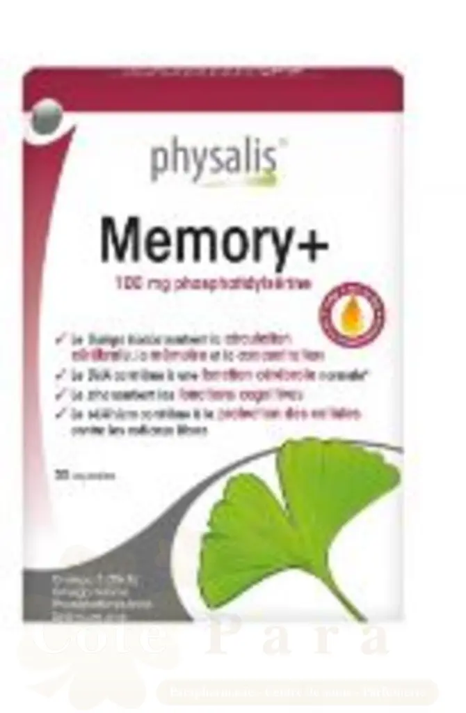 PHYSALIS MEMORY+ 30 COMPRIMES