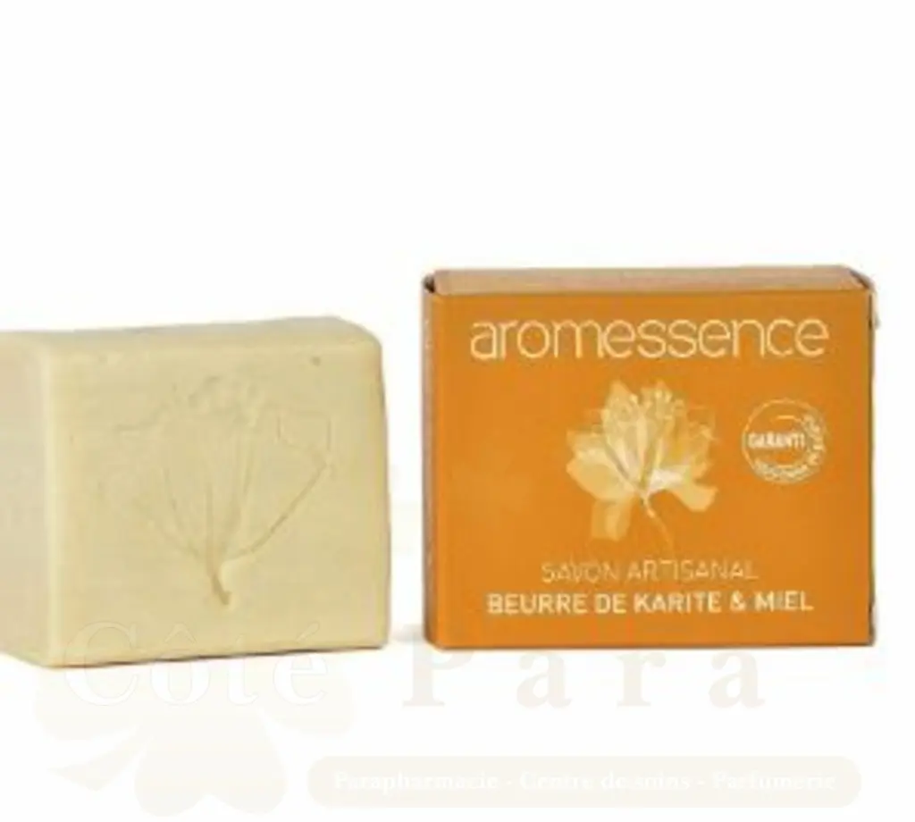 AROMESSENCE SAVON ARTISANAL BEURRE DE KARITE&MIEL 120GR