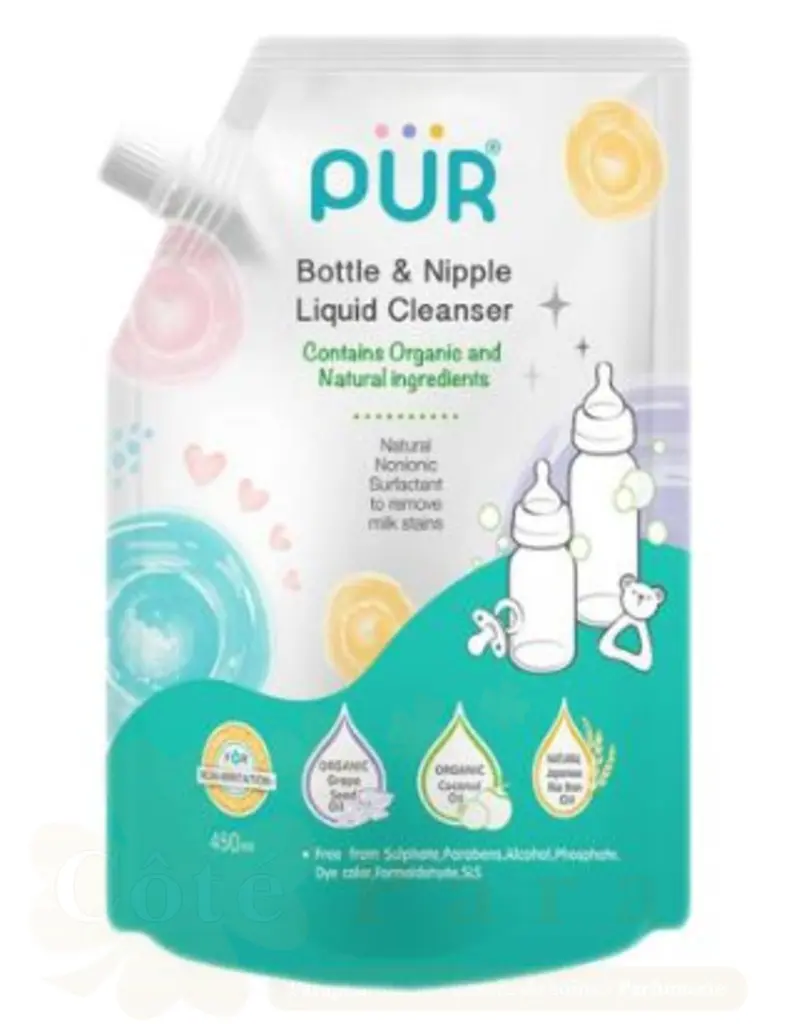 PUR LIQUIDE DE NETTOYAGE BIBERONS ET TETINES 450ML